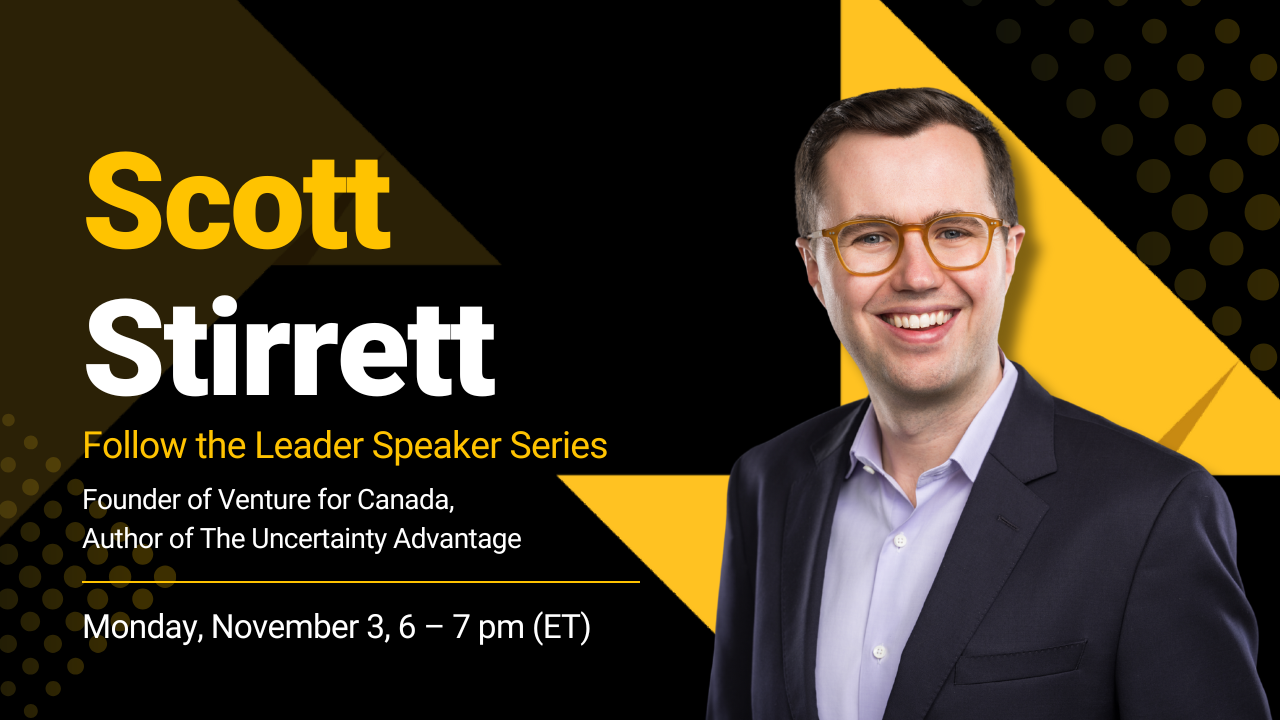 Follow the Leader Speaker Series: Scott Stirrett